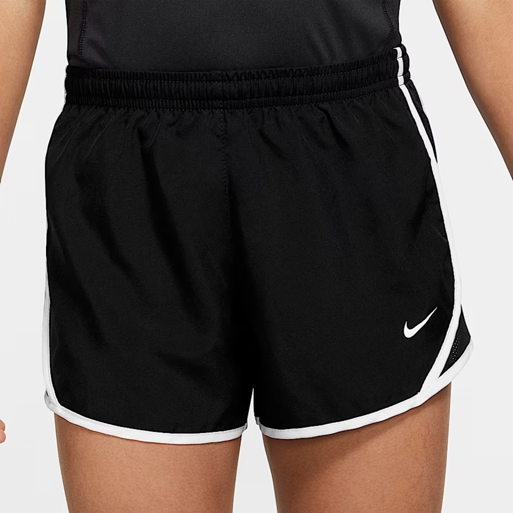 Nike FIT DRY Women's Black & White Athletic Workout Shorts | Size Small